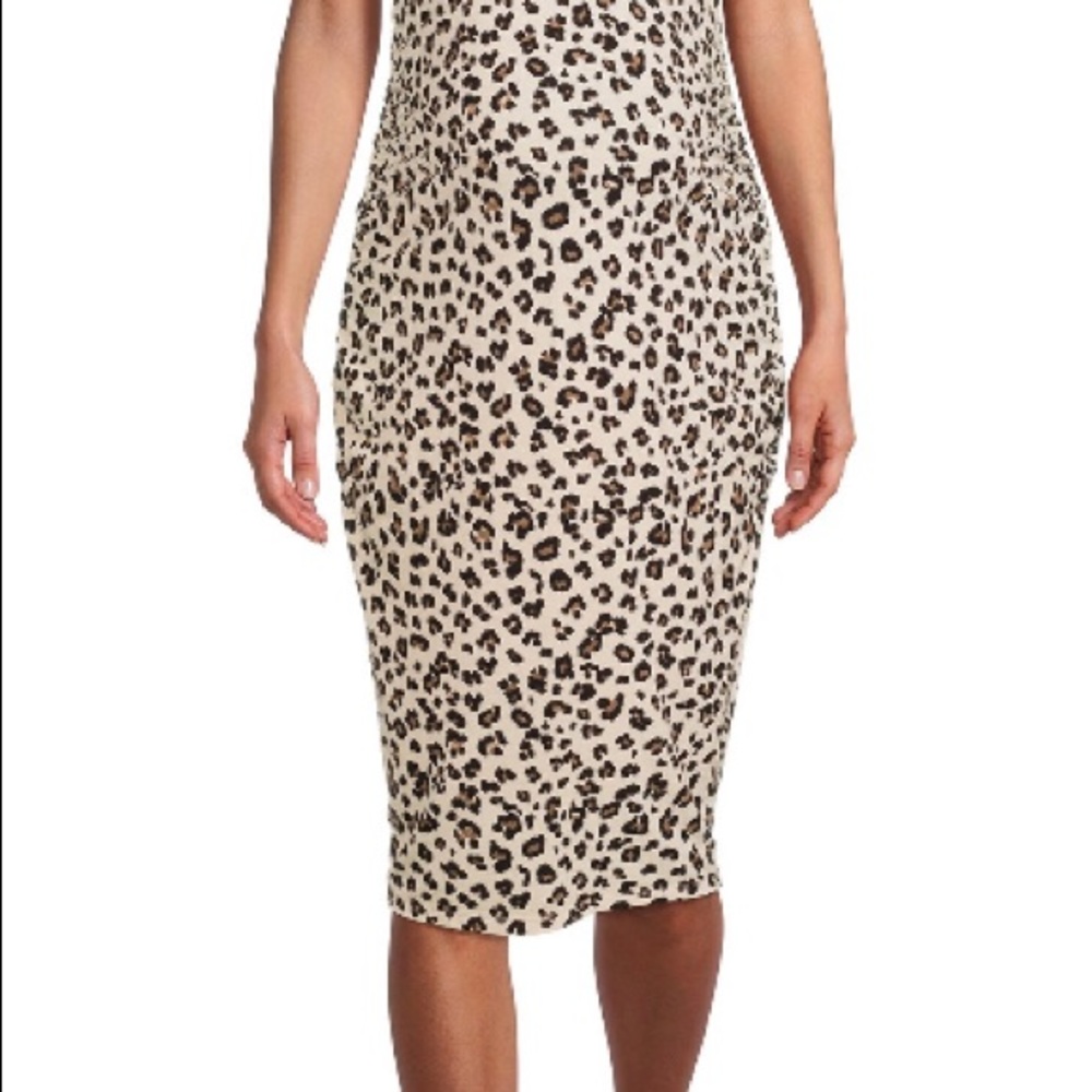 3/$25Maternity animal print tee shirt dress - Picture 7 of 7